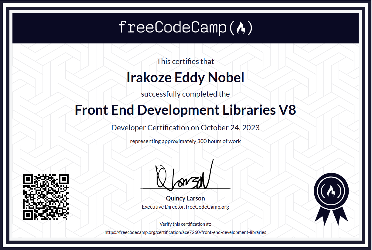 freeCodeCamp - Front End Development Libraries